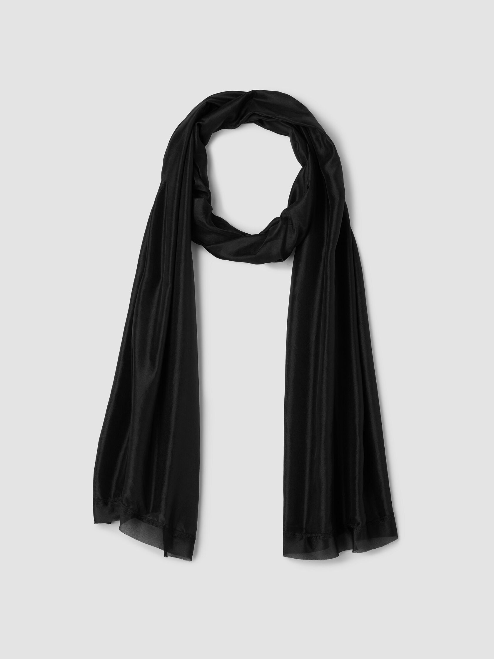 Washed Organic Silk Scarf