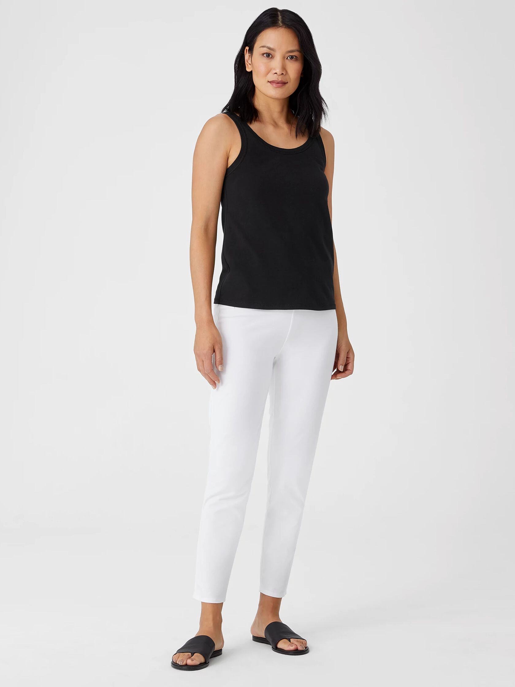 Traceable Organic Cotton Jersey Scoop Neck Tank