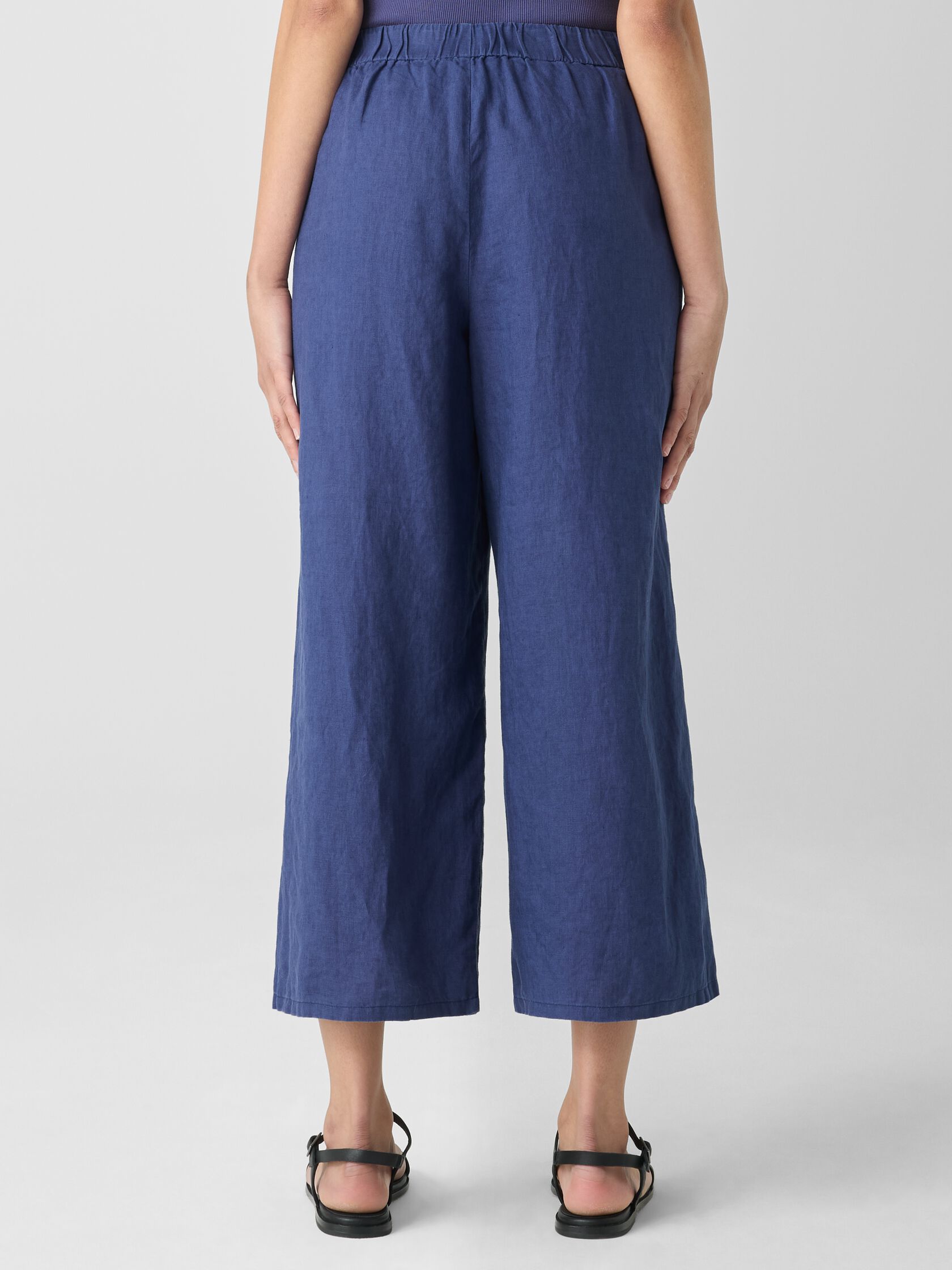 Organic Linen Wide-Leg Pant