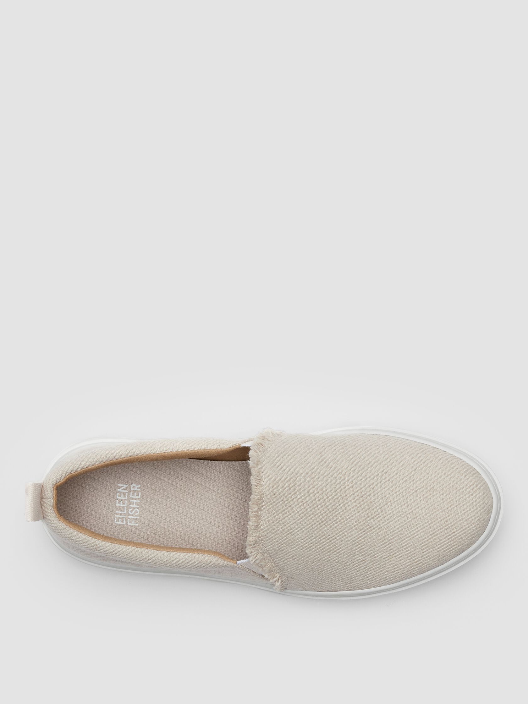Pall Linen Twill Platform Sneaker