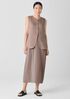Stretch Jersey Knit Round Neck Dress