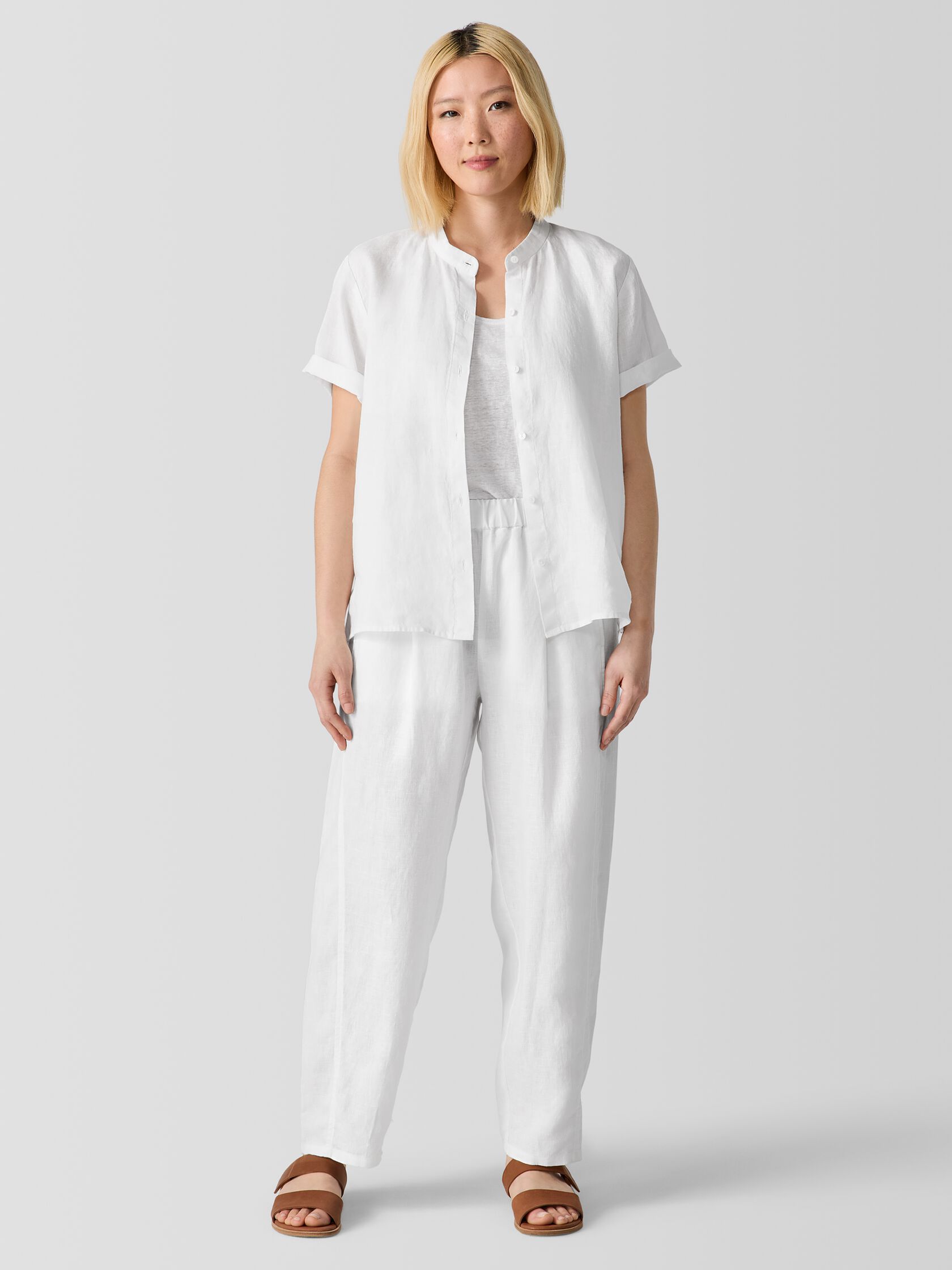 Organic Linen Lantern Pant