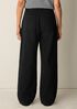 Garment-Dyed Utility Cotton Wide-Leg Pant