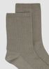 Cotton Waffle Crew Sock