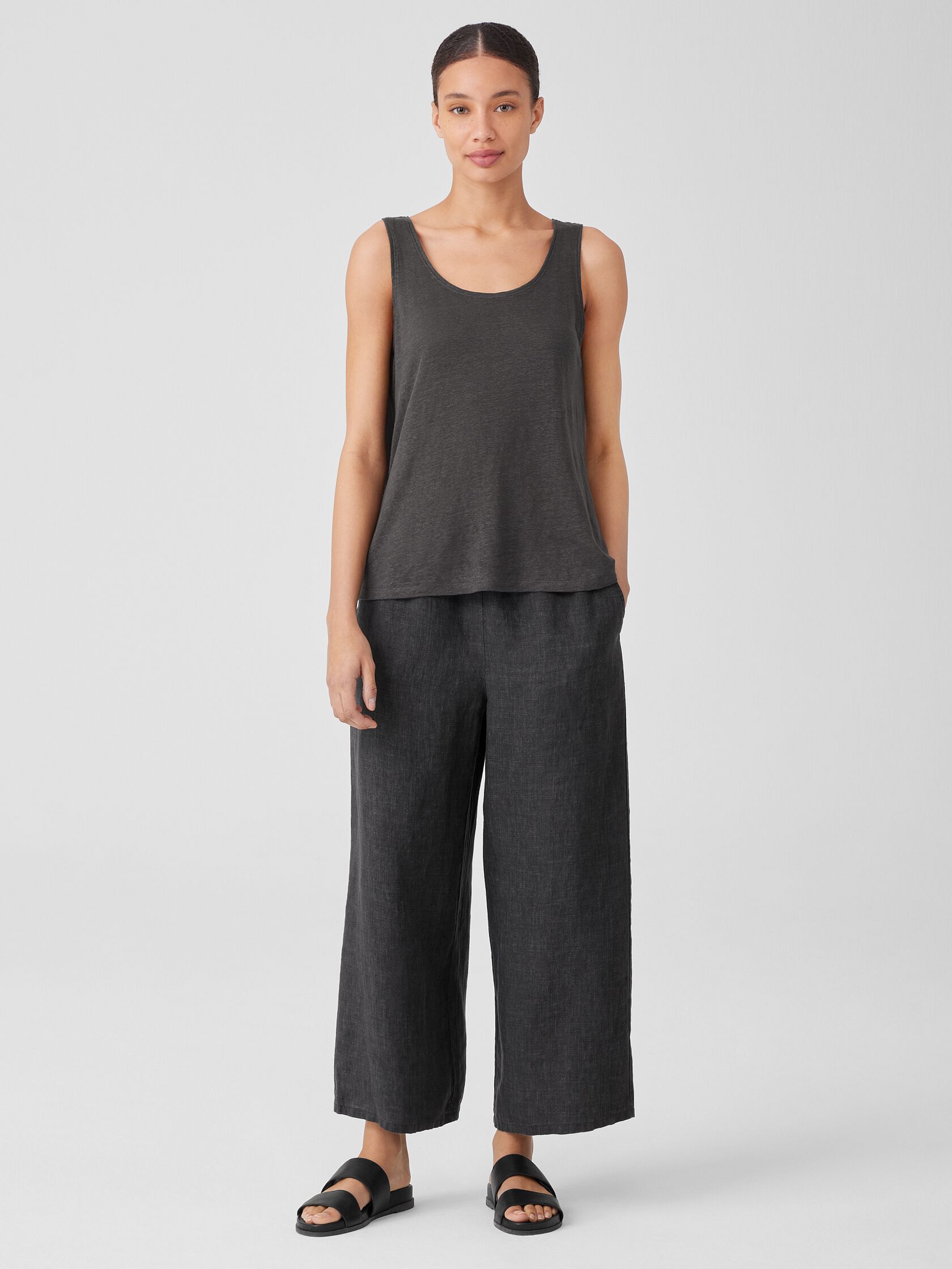 Organic Linen Jersey Tank