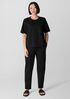 Washable Flex Ponte Tapered Trouser Pant