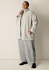 Wool Fluff Stand Collar Coat