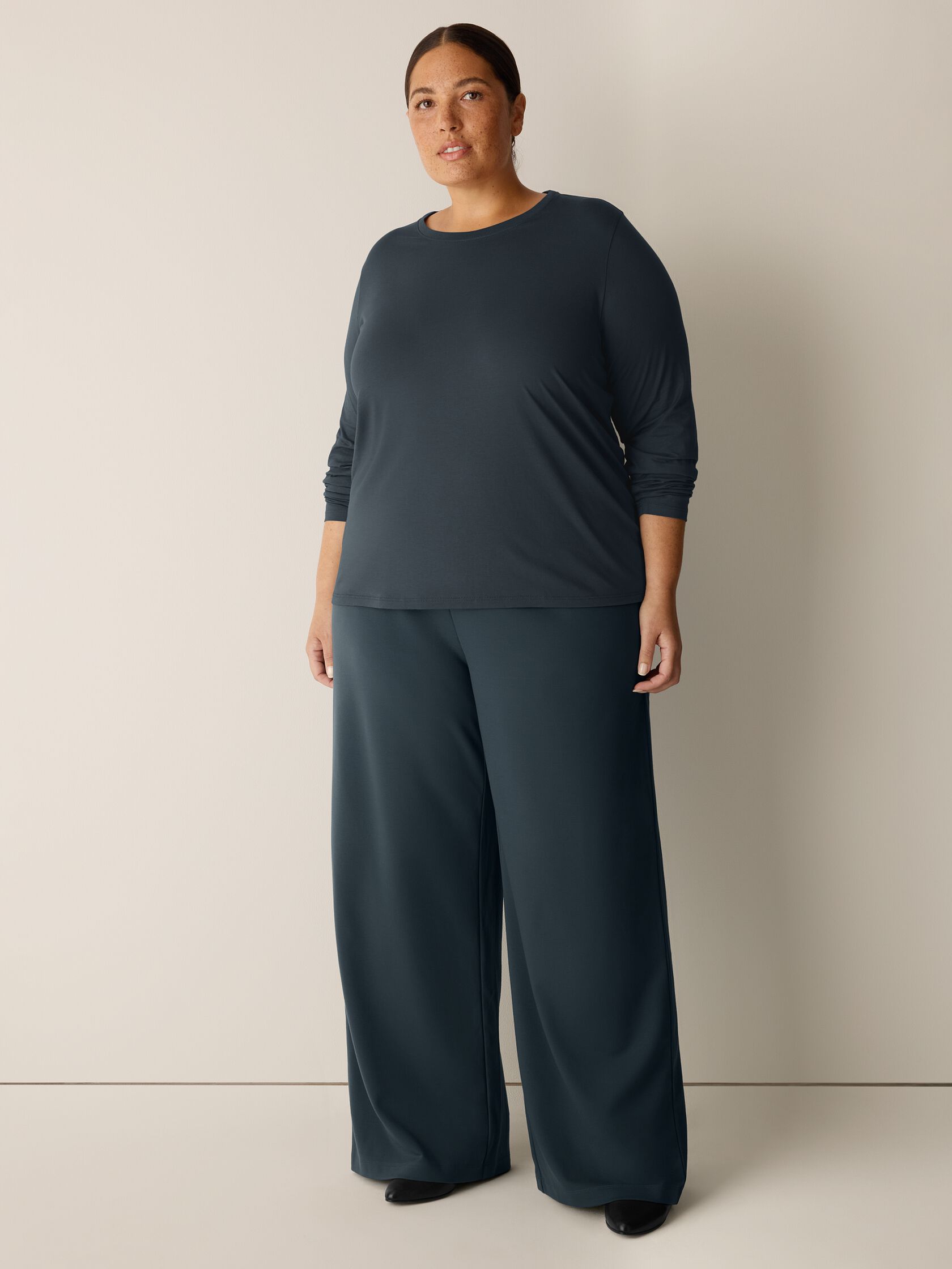 Organic Pima Cotton Jersey Long-Sleeve Tee