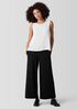 Silk Georgette Crepe Round Neck Tank