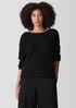 Cashmere Silk Bliss Bateau Neck Top