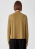 Sandwashed Cupro Knit Mock Neck Top