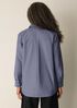 Striped Organic Cotton Poplin Classic Collar Shirt
