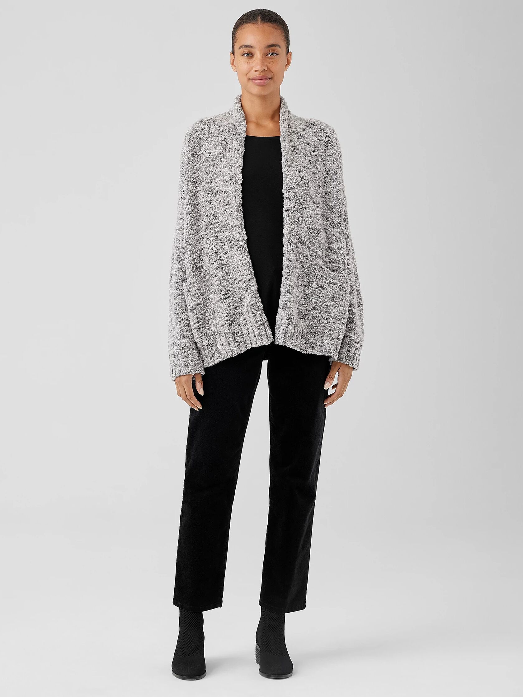 Wool Slub Cardigan