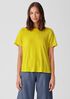 Organic Linen Jersey Crew Neck Tee