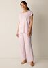 Organic Cotton Interlock Jewel Neck Sleep Tee
