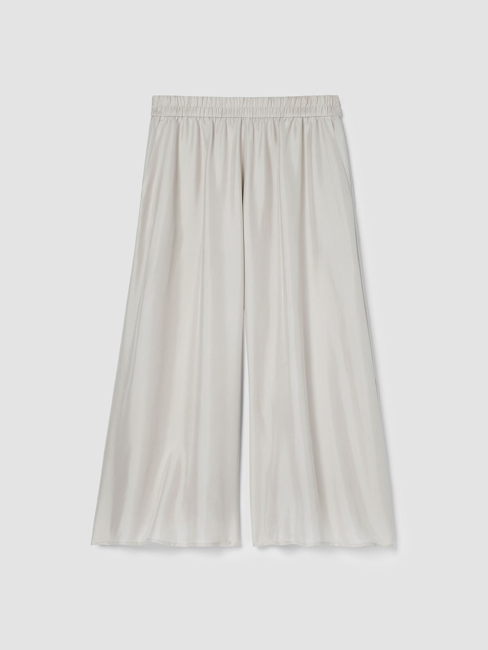 Washed Silk Skirt Pant