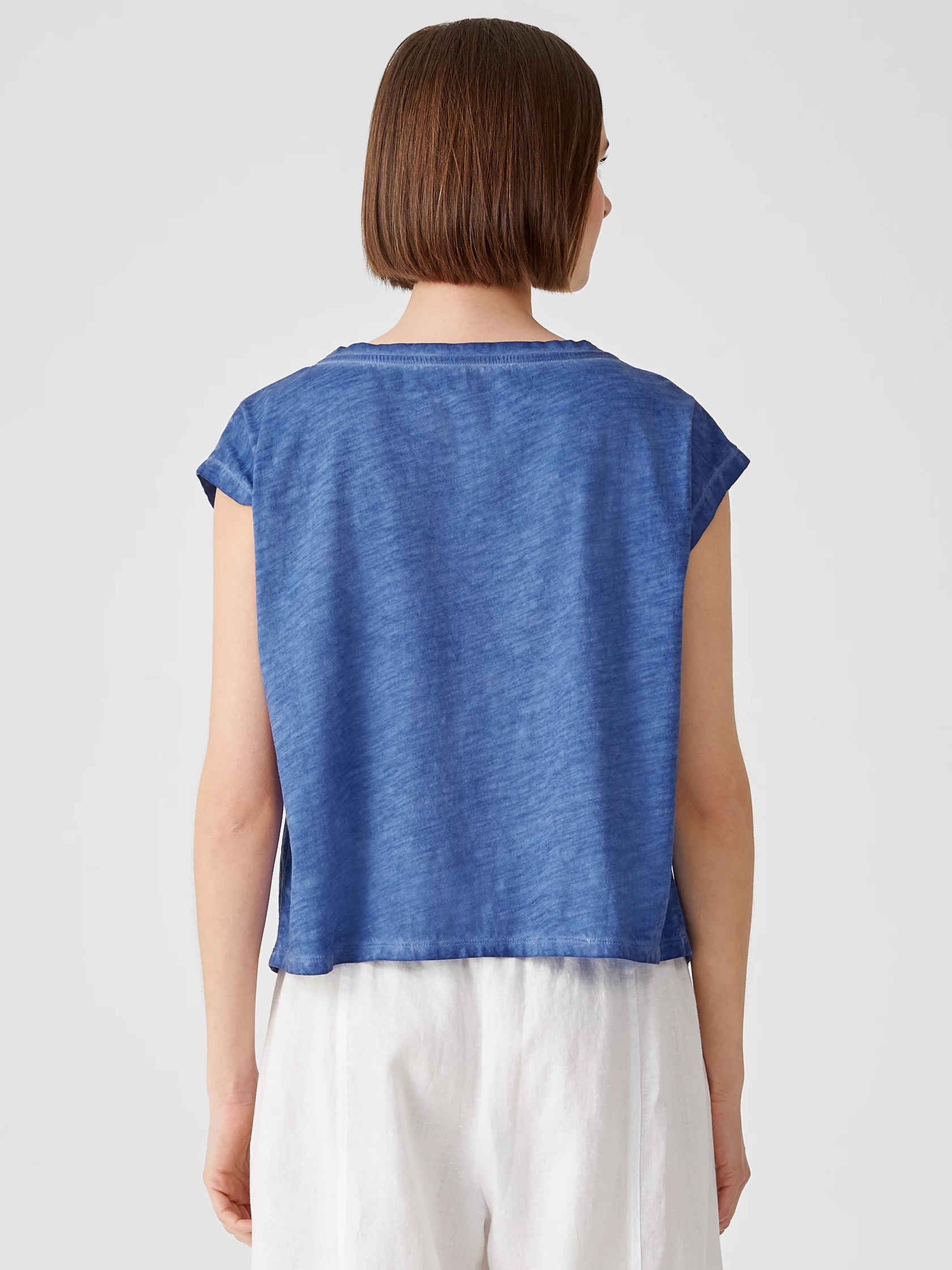 Pigment-Dyed Organic Cotton Square Top