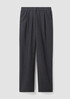 Soft Wool Flannel Wide-Leg Pant