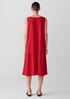 Organic Cotton Pucker Tiered Dress