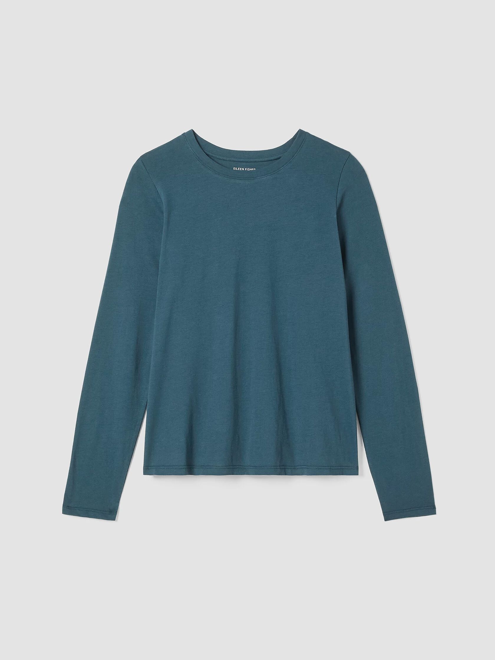 Organic Pima Cotton Jersey Long-Sleeve Tee