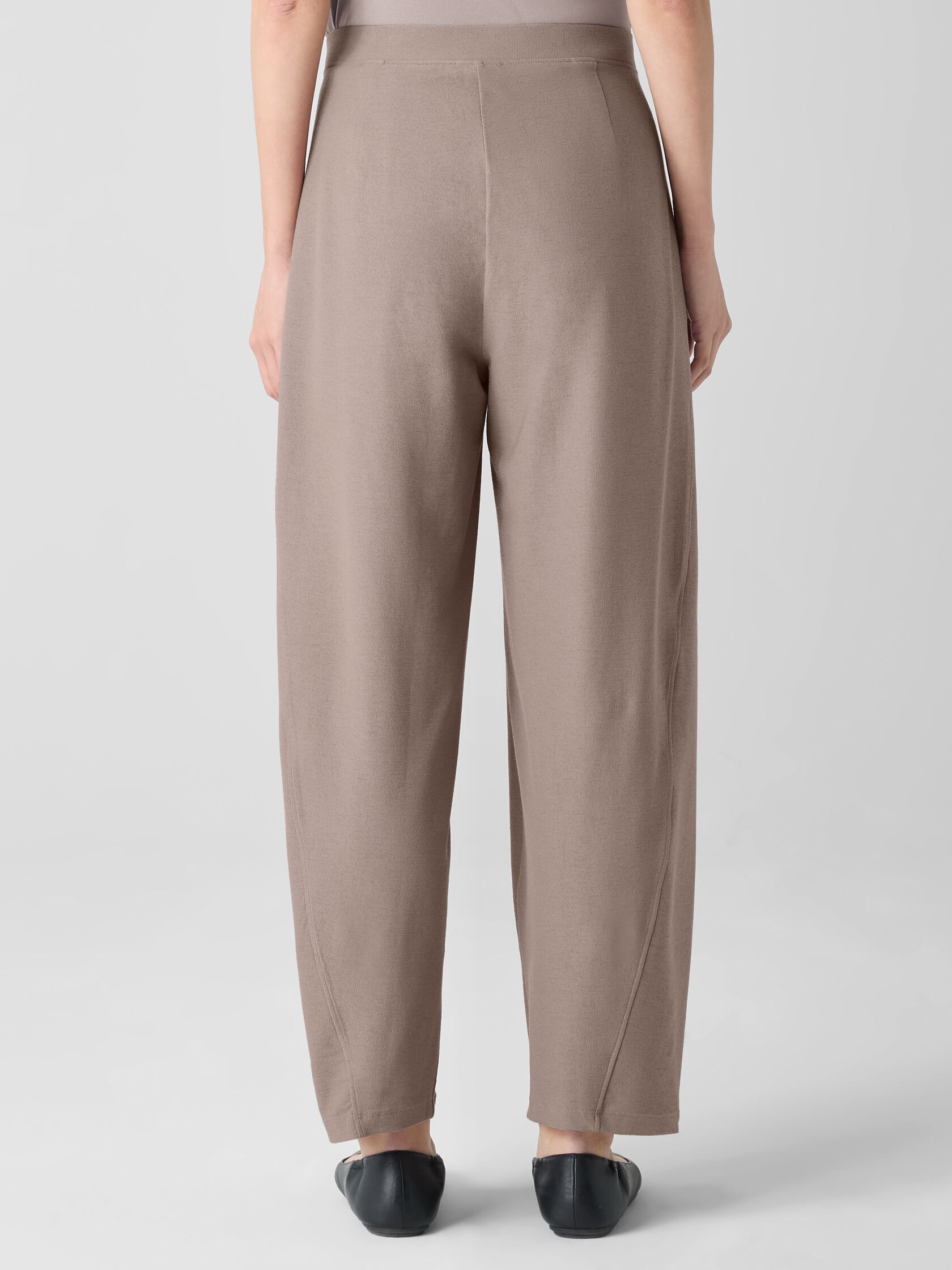 Washable Stretch Crepe Lantern Pant