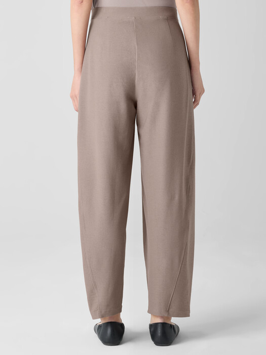 Washable Stretch Crepe Lantern Pant