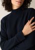 Garment-Dyed Organic Cotton Terry High Neck Top