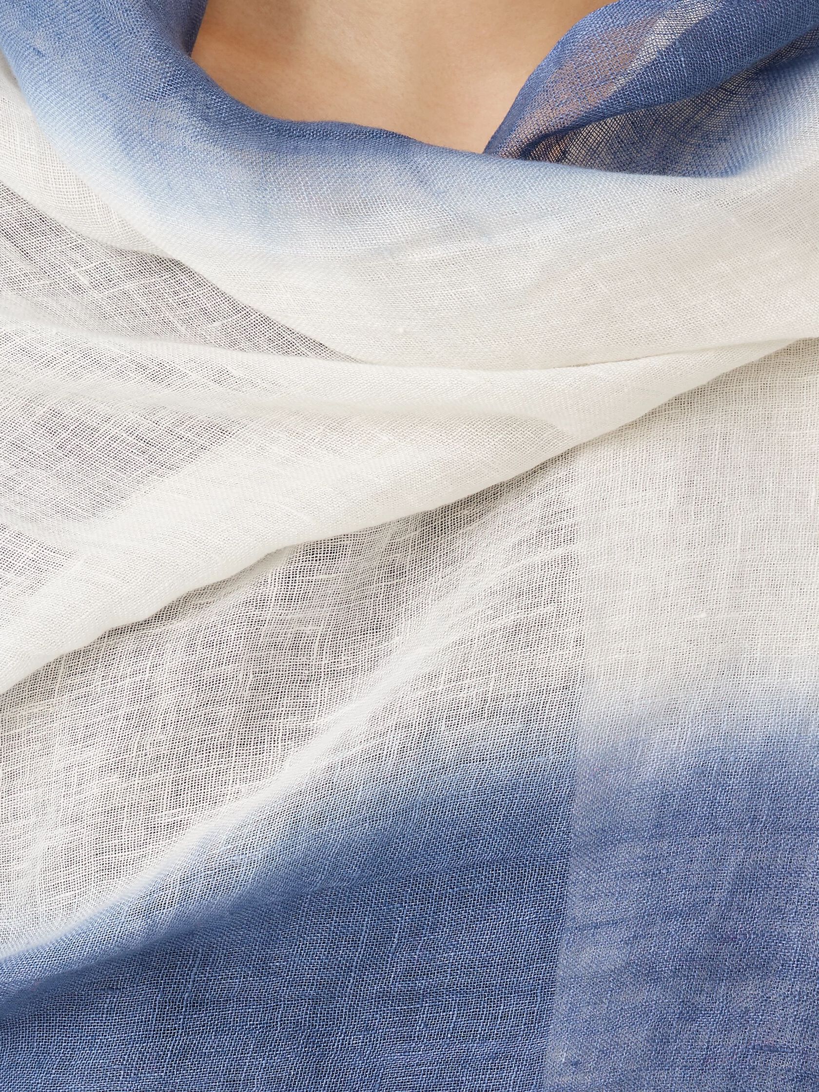 Hand-Dyed Linen Scarf