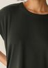Ribbed Knit Crew Neck Top