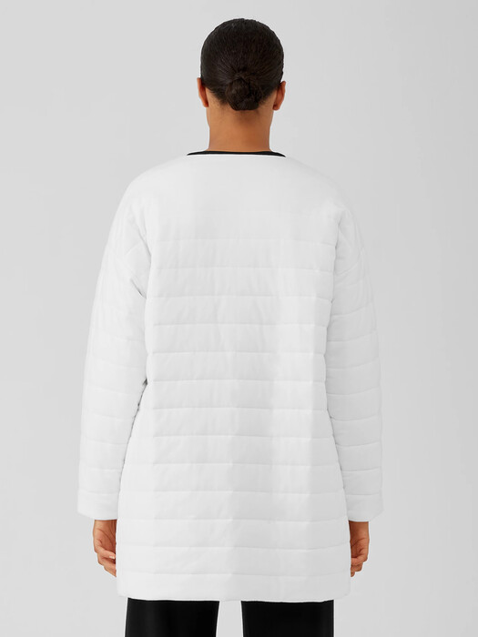 Traceable Organic Cotton Jersey Quilted Jacket