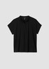 Fine Jersey Band Collar Top