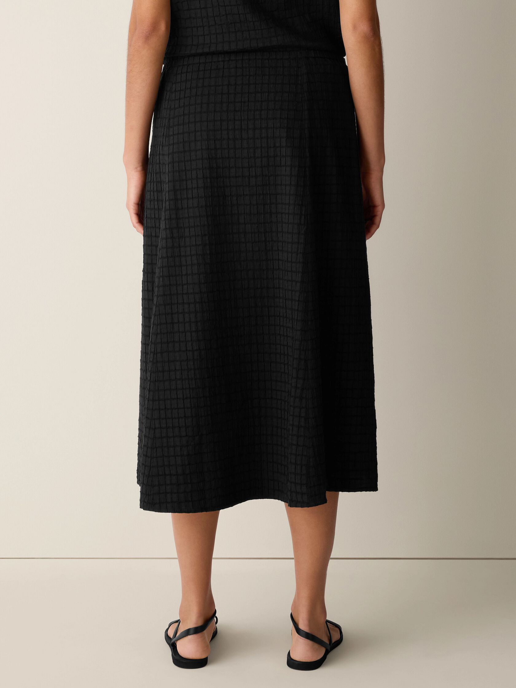 Organic Cotton Voile Box Skirt