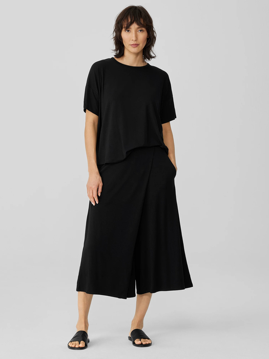 Fine Jersey Wrap Front Pant