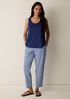 Organic Linen Jersey Scoop Neck Tank