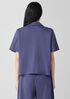 Organic Cotton Interlock Notch Collar Sleep Shirt