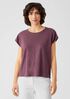 Organic Linen Jersey Square Top