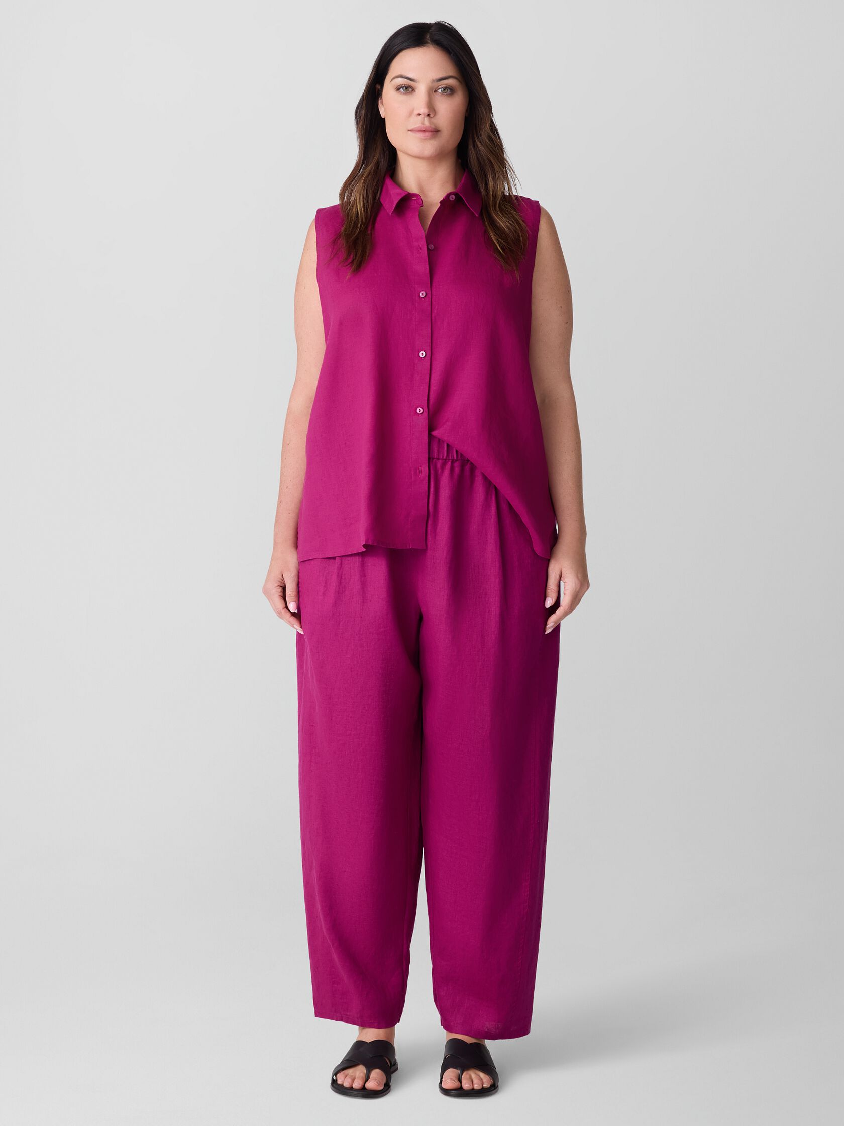 Organic Linen Lantern Pant