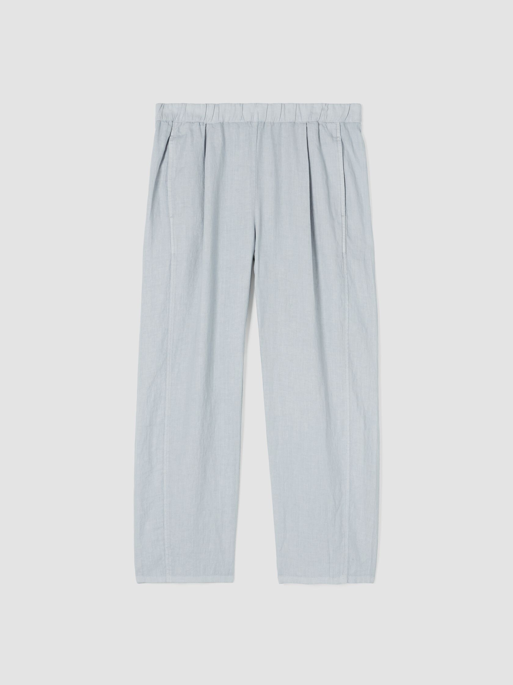 Garment-Dyed Organic Linen Lantern Pant