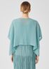 Sheer Silk Georgette Poncho