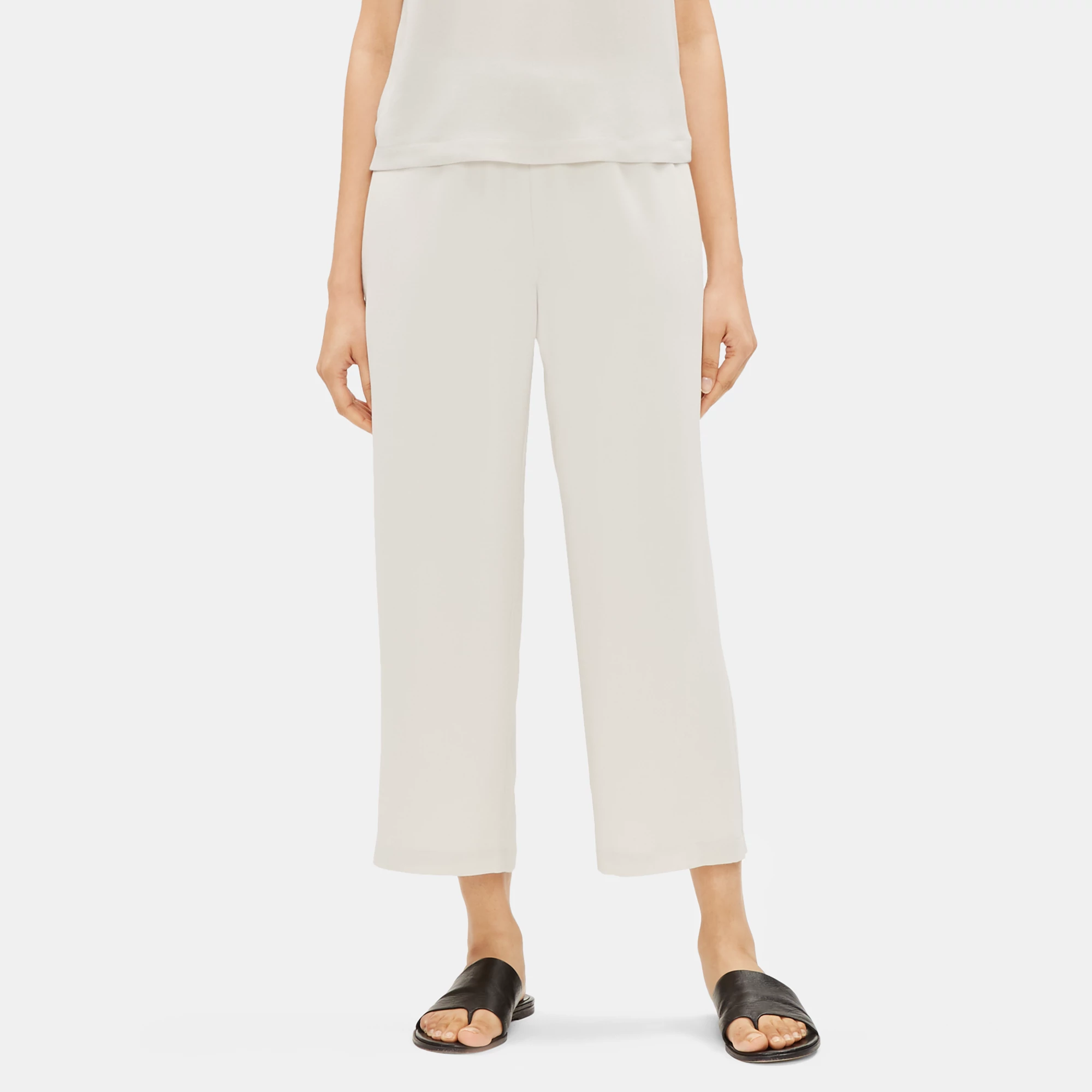 eileen fisher silk georgette crepe
