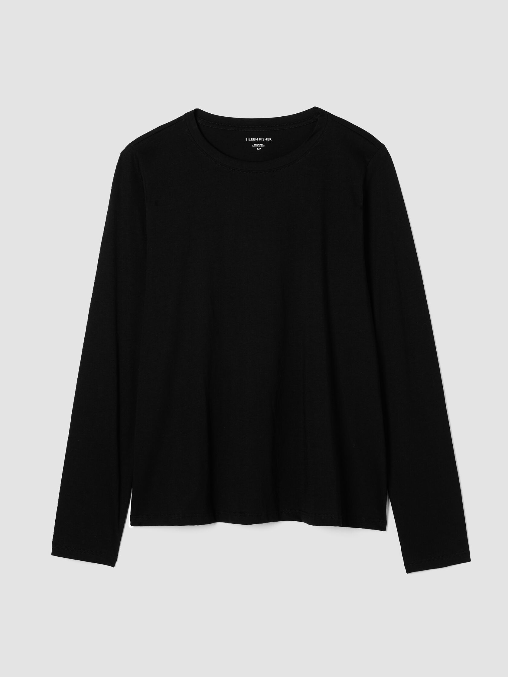Organic Pima Cotton Jersey Long-Sleeve Tee
