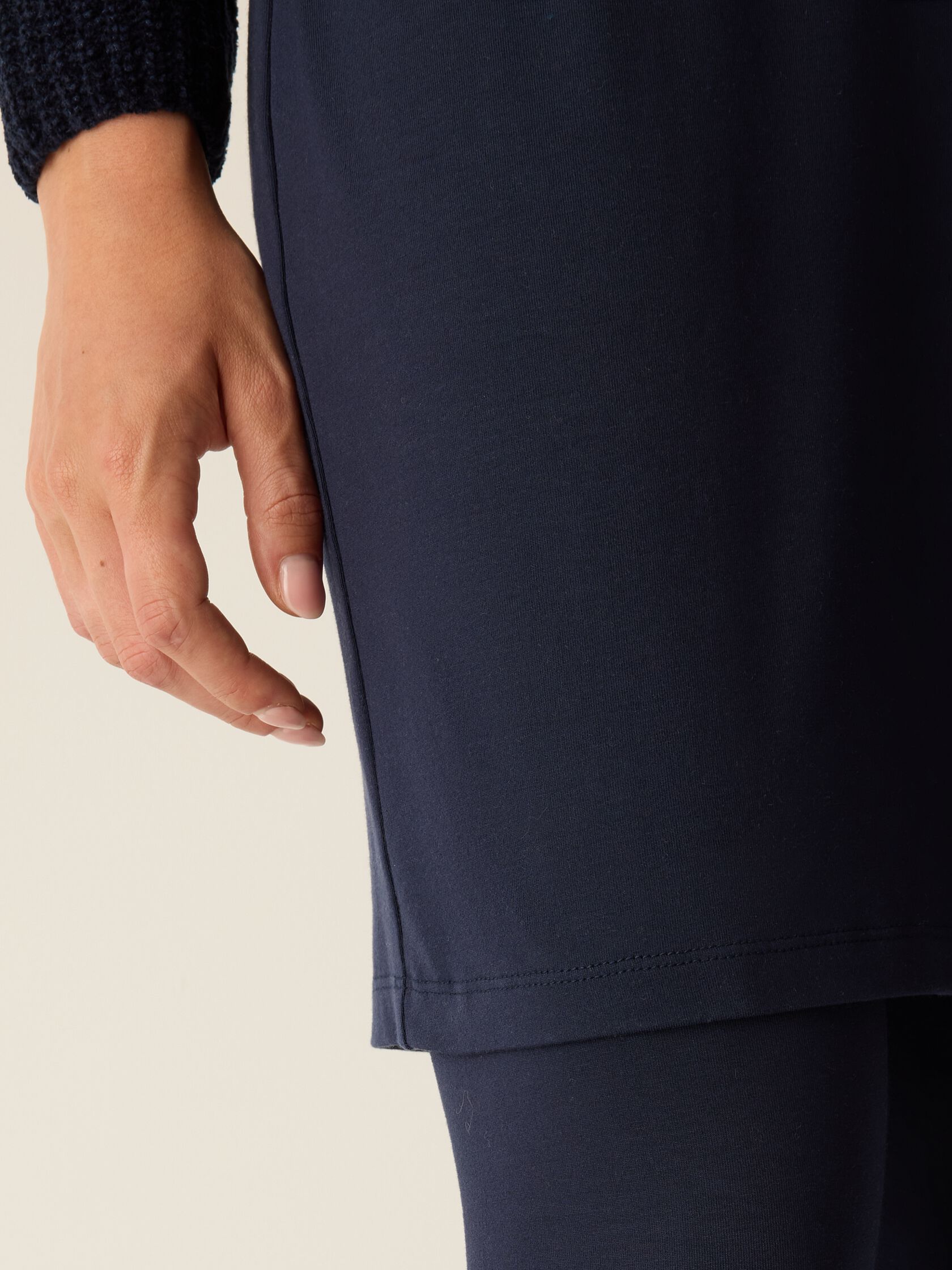 Stretch Jersey Knit Skirted Legging