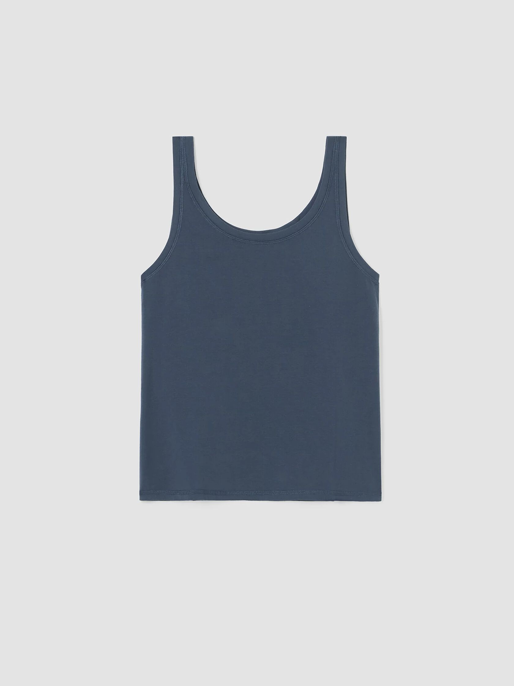 Traceable Cotton Jersey Scoop Neck Tank