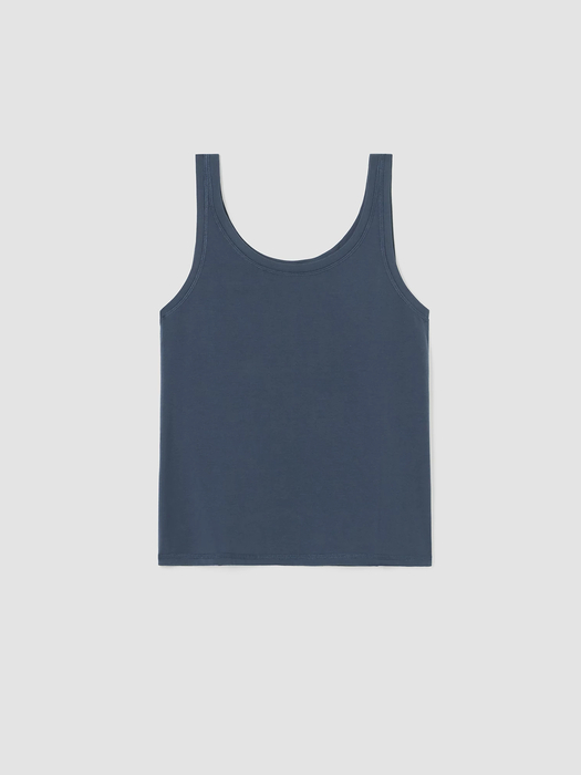 Traceable Cotton Jersey Scoop Neck Tank