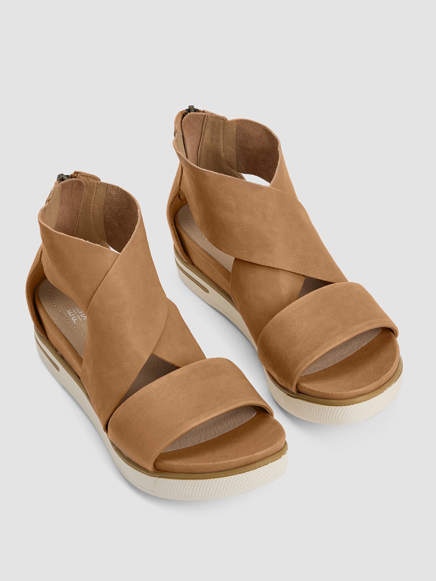 Sport Tumbled Leather Sneaker Sandal