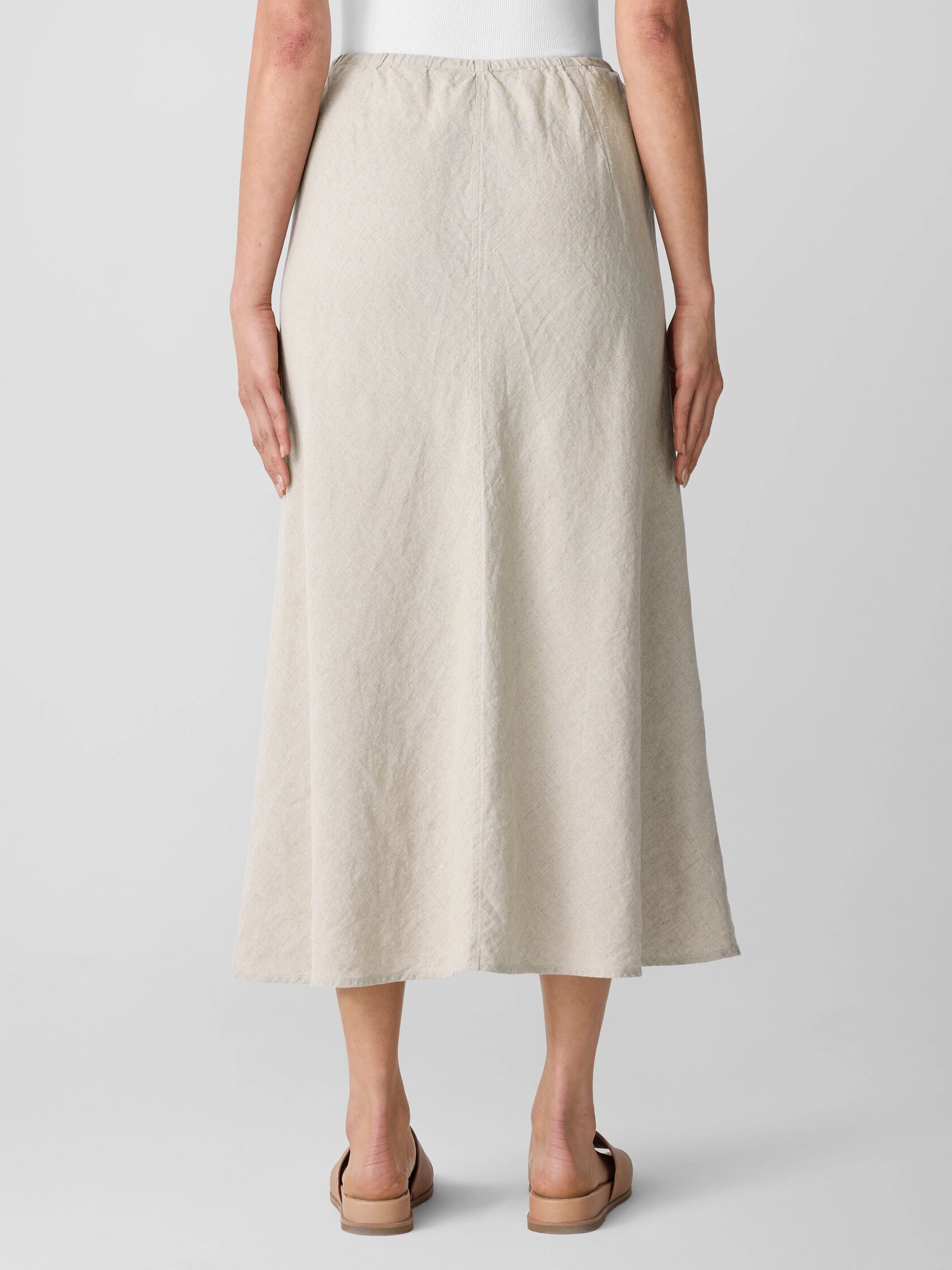 Organic Linen Bias Skirt