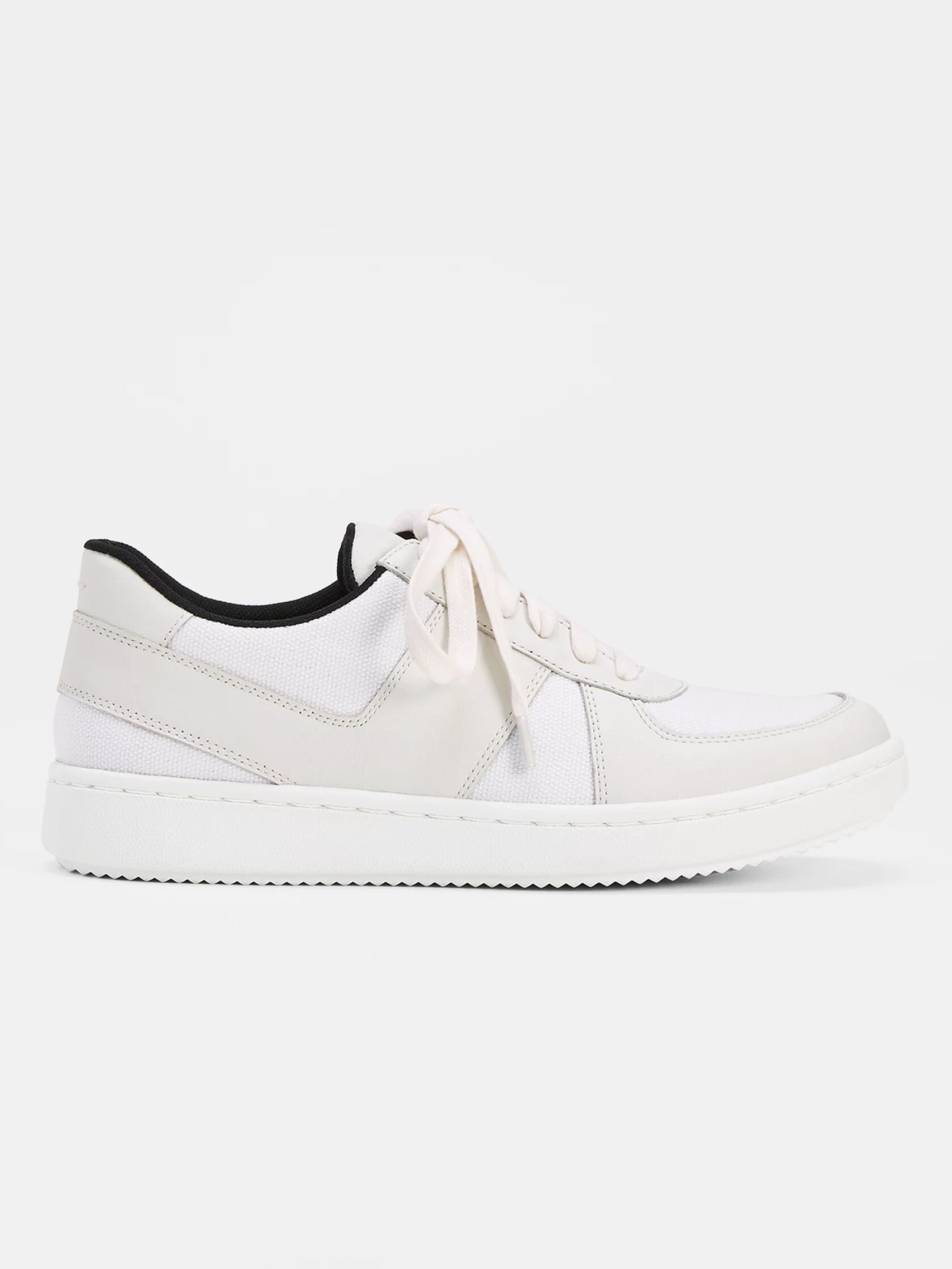Trainer Leather and Canvas Sneaker