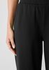 Cotton Blend Ponte Wide-Leg Pant
