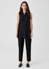 Washable Stretch Crepe Straight Pant