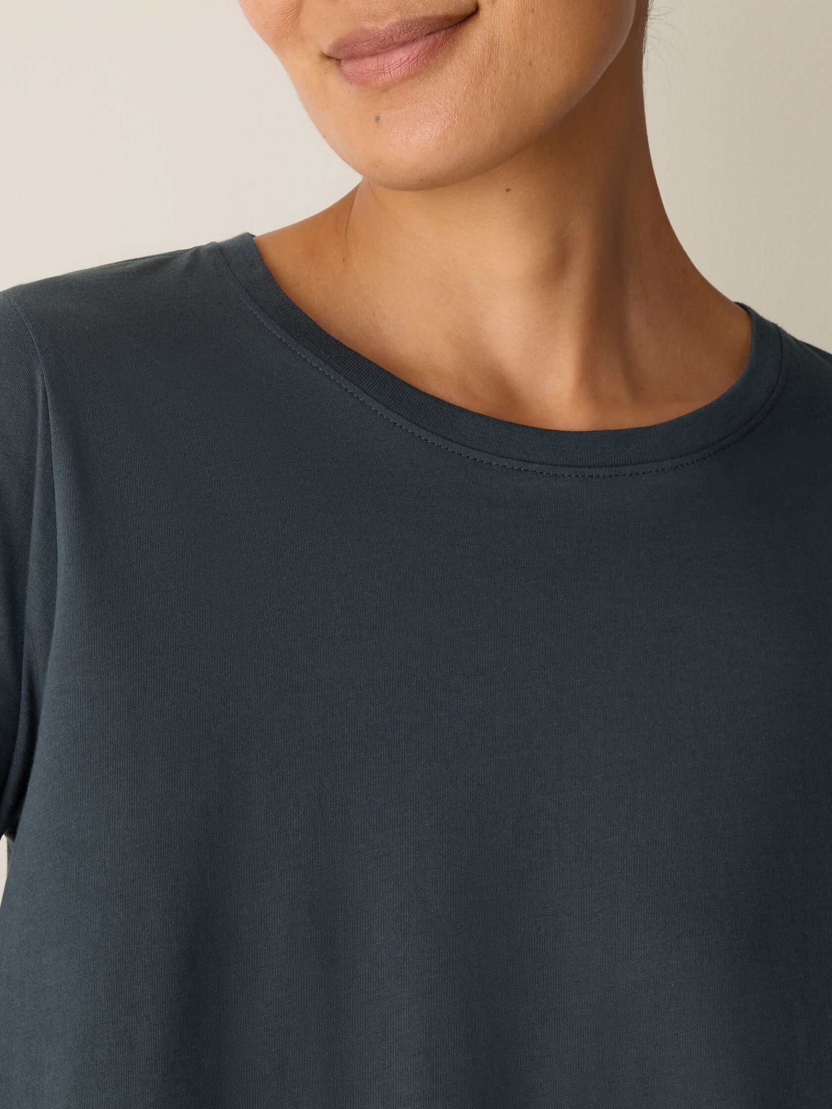 Organic Pima Cotton Jersey Long-Sleeve Tee